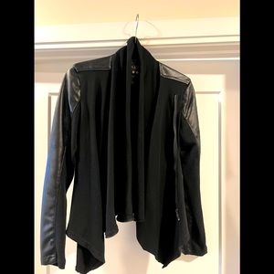 Blank NYC Faux Leather Zip Up Jacket